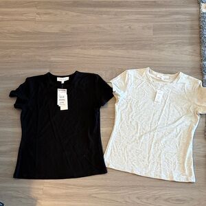 NWT Pink Rose Set of 2 T-Shirts